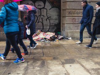 Las personas sin hogar viven menos que el resto de la población