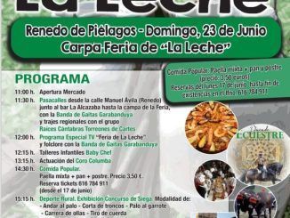 Domingo 23 de junio Feria de la Leche en Renedo de Piélagos.