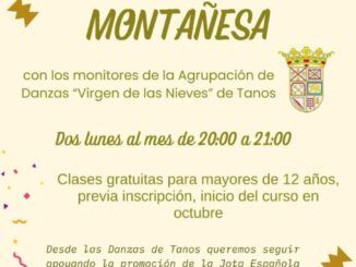 Comienzo en octubre Curso de jota montañesa en Tanos