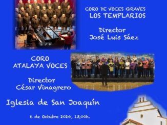 Domingo 6 de octubre, 13.00 Concierto conjunto en la Parroquia San Joaquín, Santander.