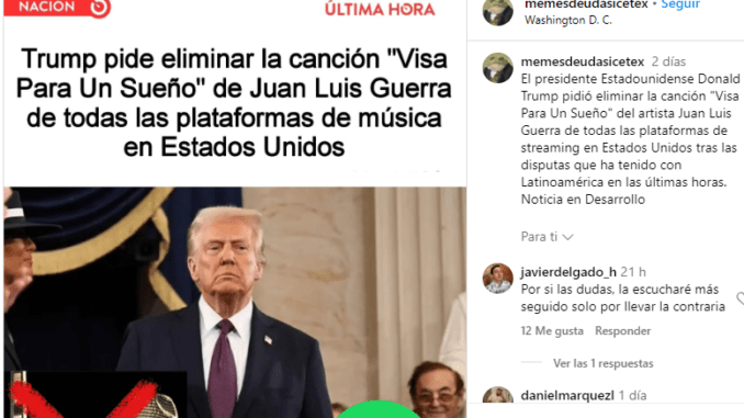 Visa para un sueño se convierte en himno ante la increible decisión del nuevo Presidente de EEUU