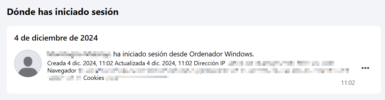 Configuración privacidad