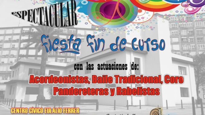 Viernes 27 de junio, 17.30 Concierto fin de curso de la Asociación de Mayores Eulalio Ferrer
