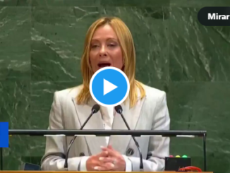 Meloni avergüenza a quien sigue apoyando el genocidio del Estado israelí y canta las 40 a Trump